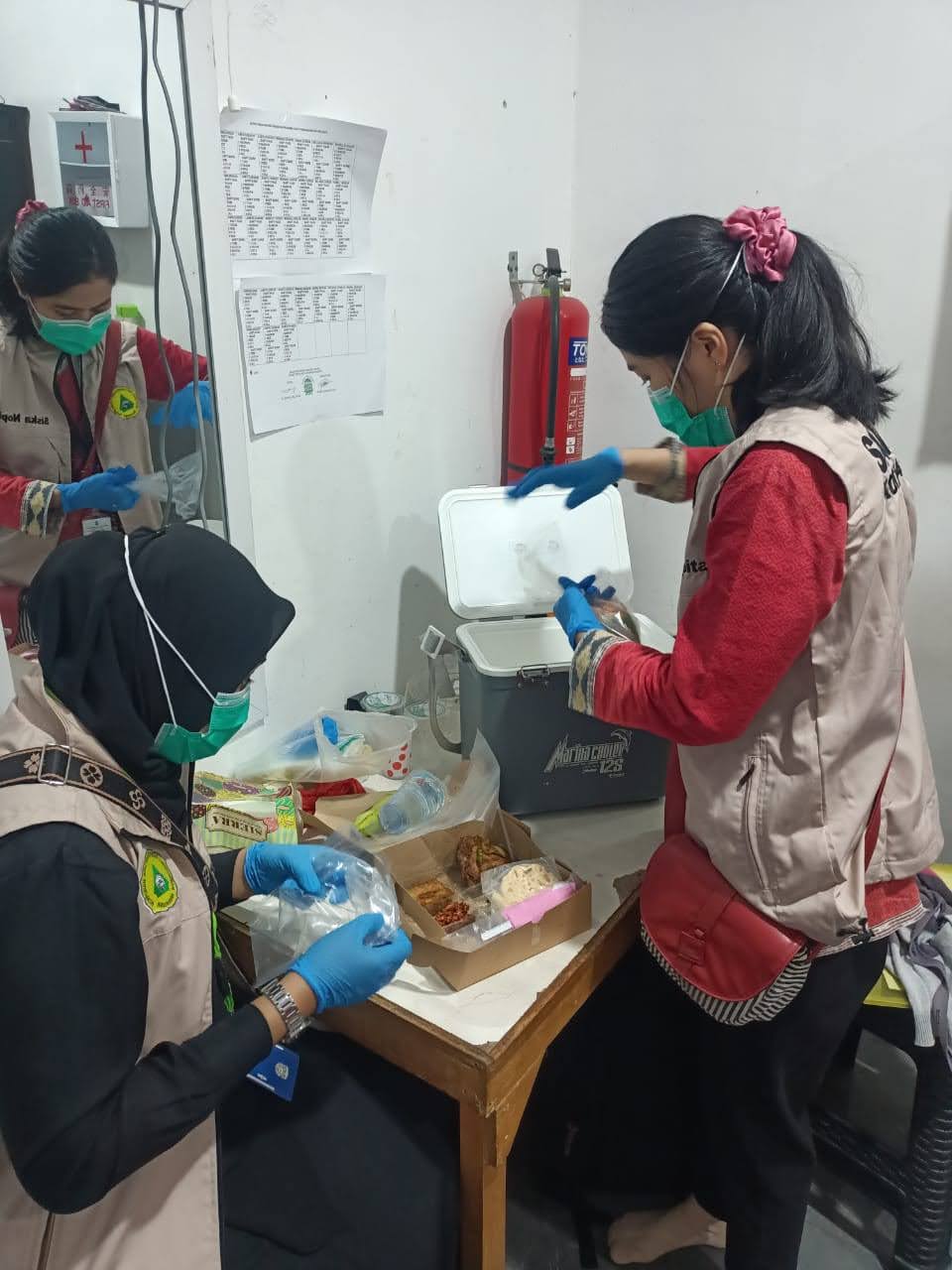 Pengambilan Sampel Makanan Calon Jamaah Haji Embarkasi Antara Provinsi Kepulauan Bangka Belitung