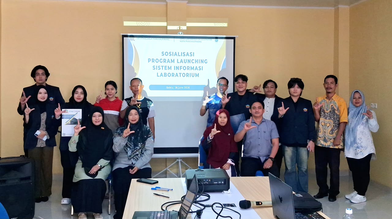Dari Magang ke Karya: Sistem Informasi Laboratorium Kini Launching di UPTD Labkes Pangkalpinang.
